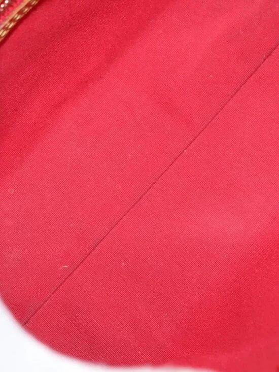LOUIS VUITTON Monogram Vernis Reade PM Hand Bag Red Rouge - Picture 14 of 16